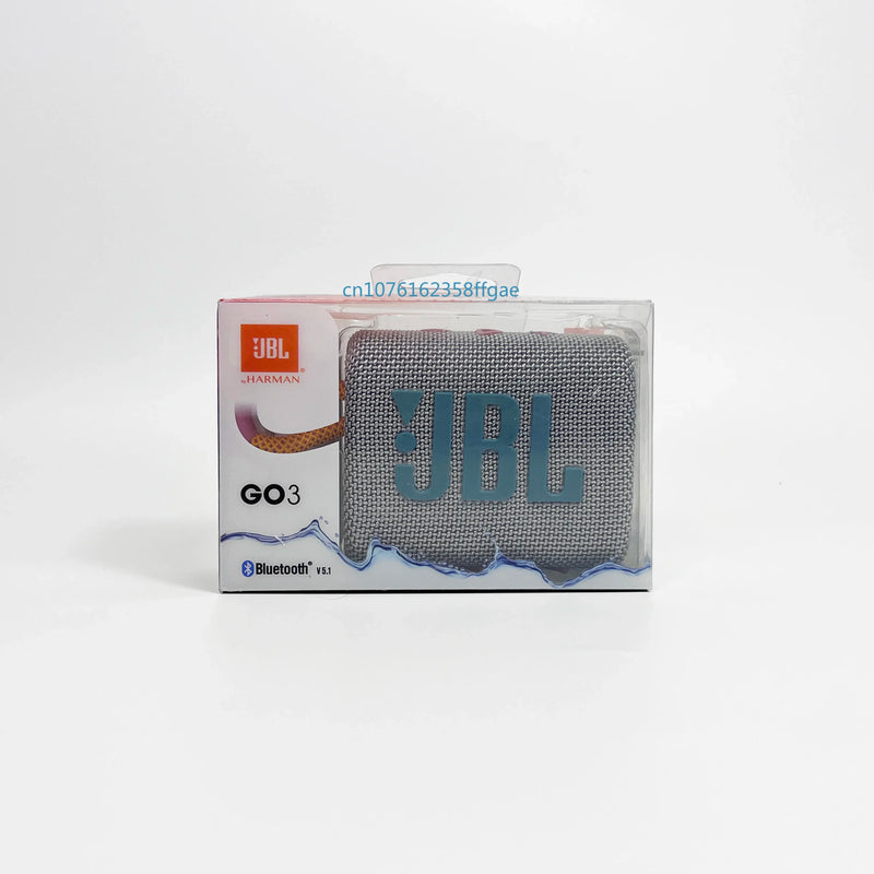 JBL GO 3 - Alto-Falante Sem Fio Bluetooth Portátil, Impermeável, Ideal para Esportes, Festas e Uso ao Ar Livre, Graves Potentes, Original