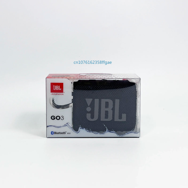 JBL GO 3 - Alto-Falante Sem Fio Bluetooth Portátil, Impermeável, Ideal para Esportes, Festas e Uso ao Ar Livre, Graves Potentes, Original