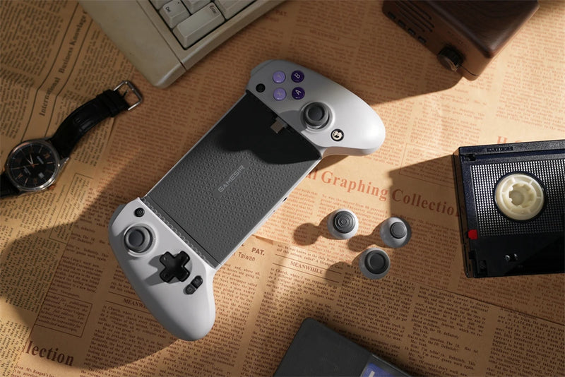 Gamepad para Celular Type-C - Controle de Jogos com Efeito Hall, Joystick para iPhone 15, Android e Jogos na Nuvem