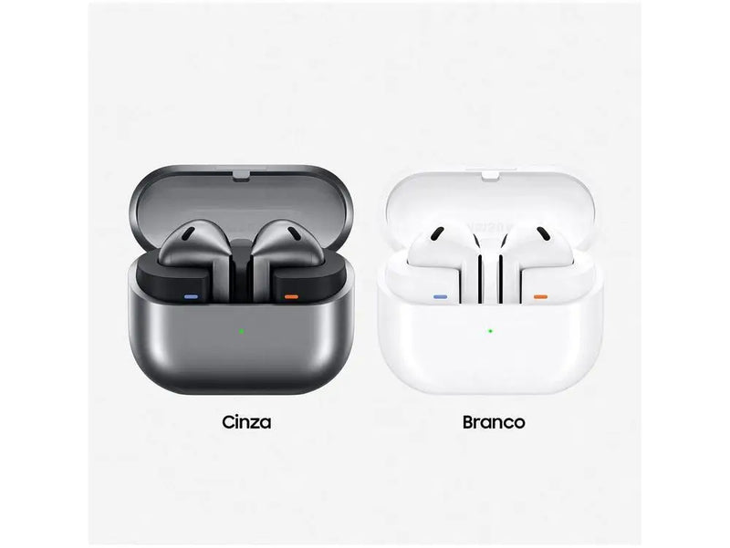 Samsung Galaxy Buds 3 Cinza - Fones de Ouvido com Áudio Hi-Fi, Tradução Simultânea com IA e Cancelamento de Ruído