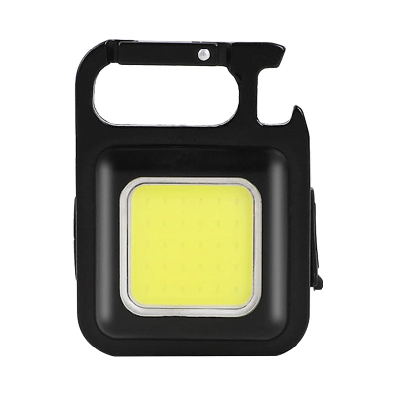 Bolso LED Luz de Trabalho com USB Recarregável, Mini Chaveiro, Lanterna XPE, IPX4 Impermeável, Camping Ao Ar Livre, Caminhadas - BrasBest