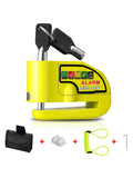 Alarme anti-roubo para Moto Bloqueio de Disco, Cadeado de Roda para Moto - BrasBest