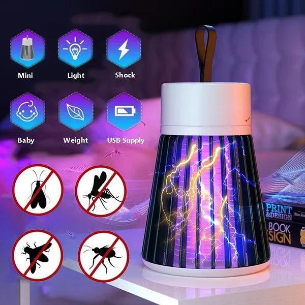 Lâmpada UV Mata-Mosquito, USB Charge, Lâmpada De Controle De Pragas, Sem Bateria - BrasBest
