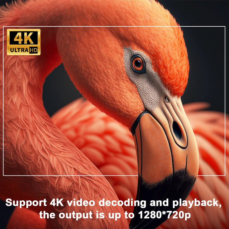 Projetor portátil para cinema ao ar livre, novo projetor, 4K, Android - BrasBest