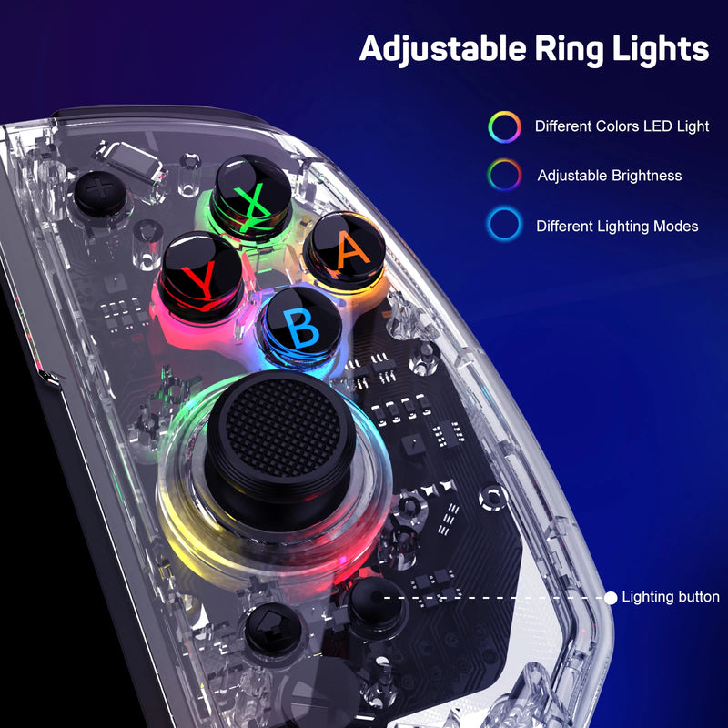 Gamepad Controle para Celular EasySMX, Tipo C, M10 Joystick, Hall Efeito Gatilho