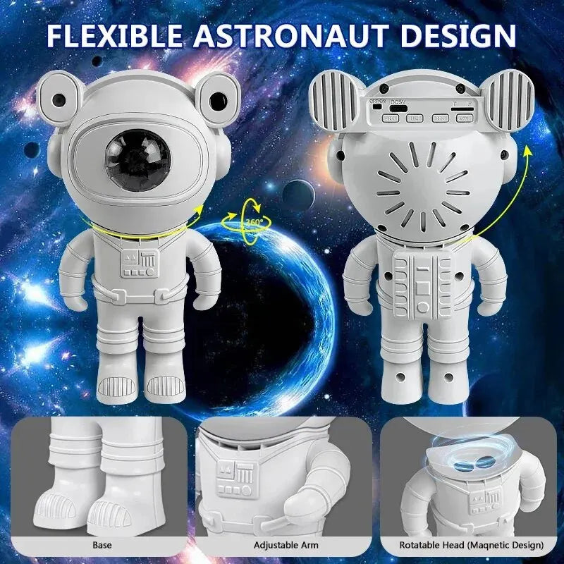 Galaxy Star Projetor LED Night Light, Astronauta Led, Nebula Projetor, Quarto, Casa, Luminárias decorativas, Presentes para crianças - BrasBest