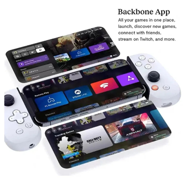 Sony Backbone Controle, para iPhone, PS5, Xbox, PC Streaming, controladores de jogos para celular