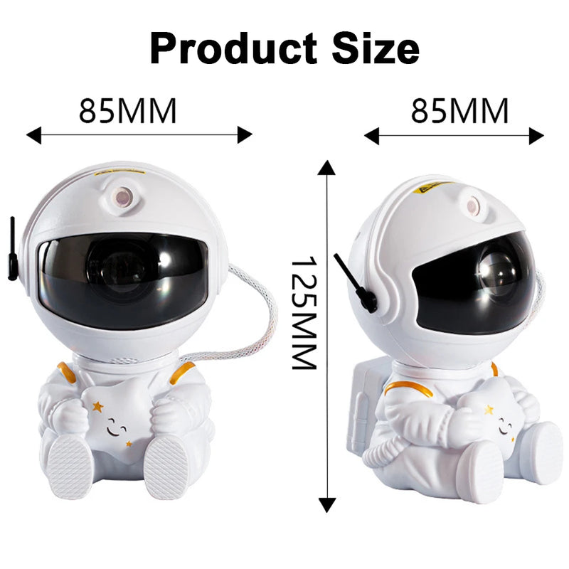 Astronauta Projetor de Galaxia, Night Light, Starry Sky Star, USB, LED, Decoração de aniversário da criança, Controle remoto, presente - BrasBest
