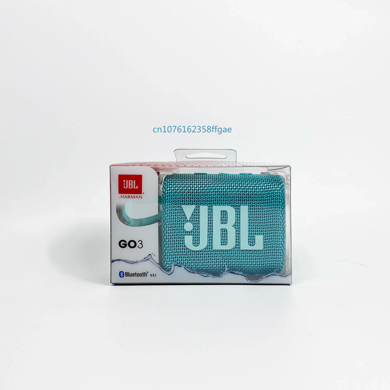 JBL GO 3 - Alto-Falante Sem Fio Bluetooth Portátil, Impermeável, Ideal para Esportes, Festas e Uso ao Ar Livre, Graves Potentes, Original