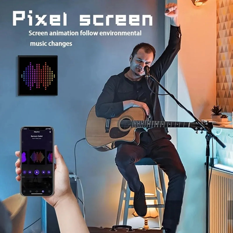 Display LED Pixel Programável: Crie seus próprios padrões de texto e animações com o display LED Pixel programável - BrasBest
