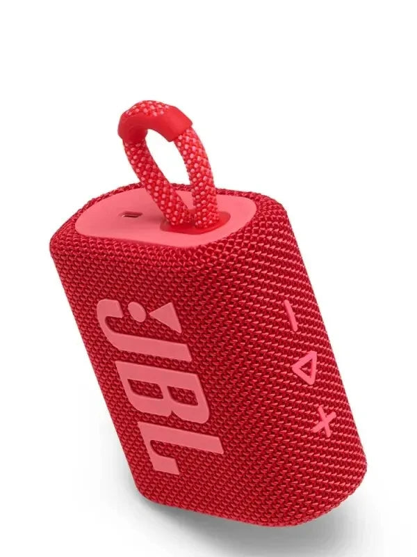 JBL GO 3 - Alto-Falante Sem Fio Bluetooth Portátil, Impermeável, Ideal para Esportes, Festas e Uso ao Ar Livre, Graves Potentes, Original