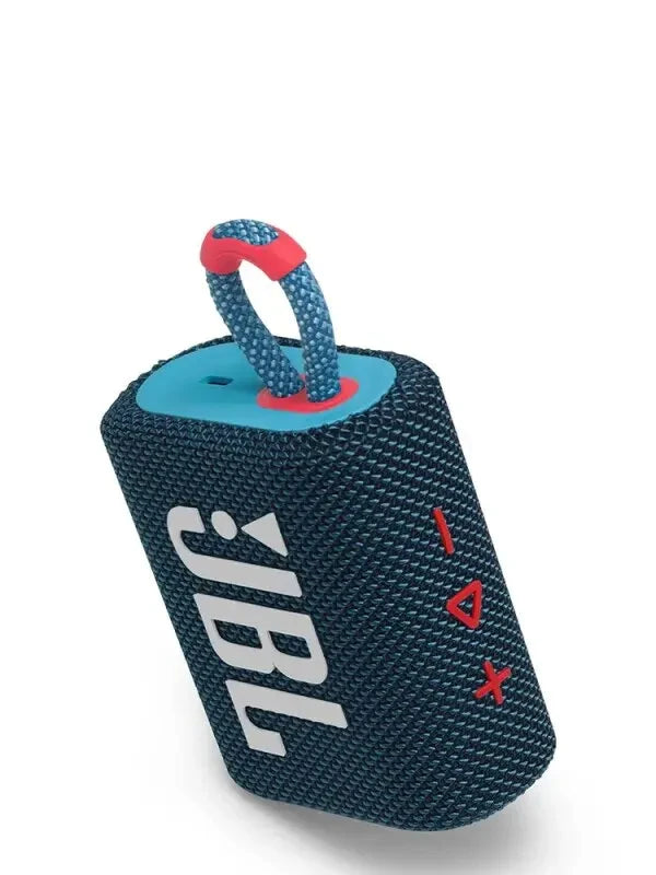 JBL GO 3 - Alto-Falante Sem Fio Bluetooth Portátil, Impermeável, Ideal para Esportes, Festas e Uso ao Ar Livre, Graves Potentes, Original