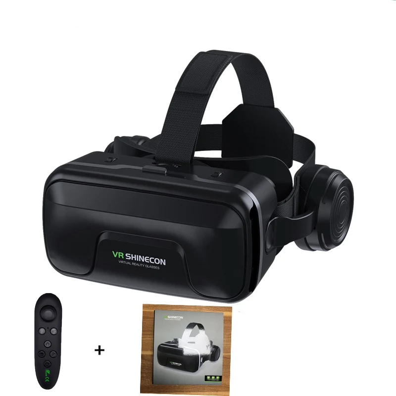 Óculos de Realidade Virtual VR Shinecon  - Headset 3D com Lentes Inteligentes para Celular e Smartphones