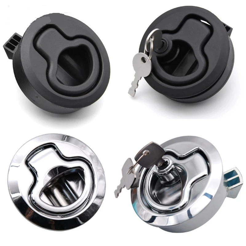 Fechadura de Aço Inoxidável com Trava e Chave para barco Bass Boat