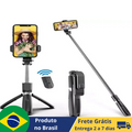 Bastão Tripé Mini 360º Pau De Selfie Bluetooth 3em 1 Celular - BrasBest